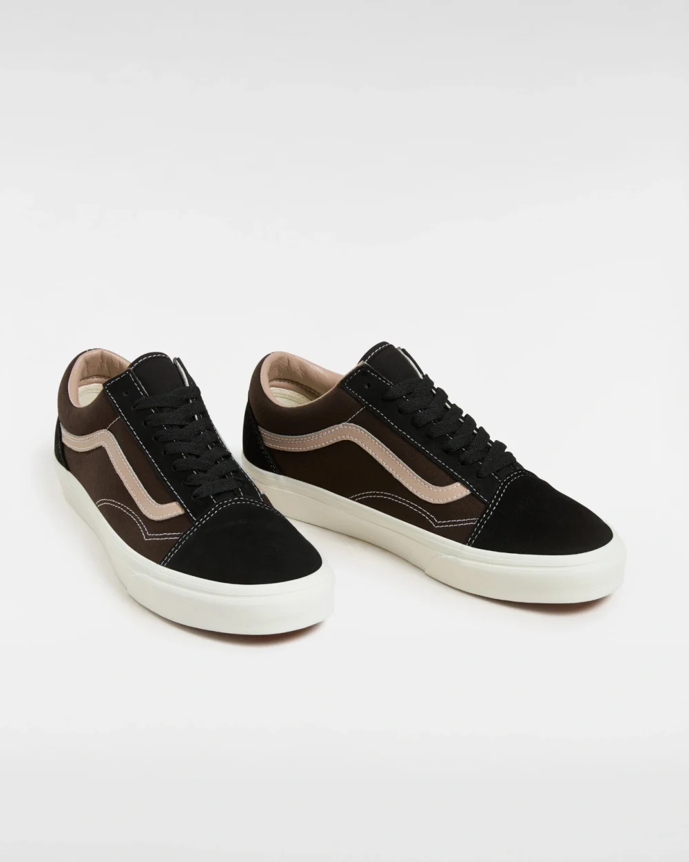 VANS - נעלי סניקרס Old Skool – V00D7ZYS8 – black-brown – 1