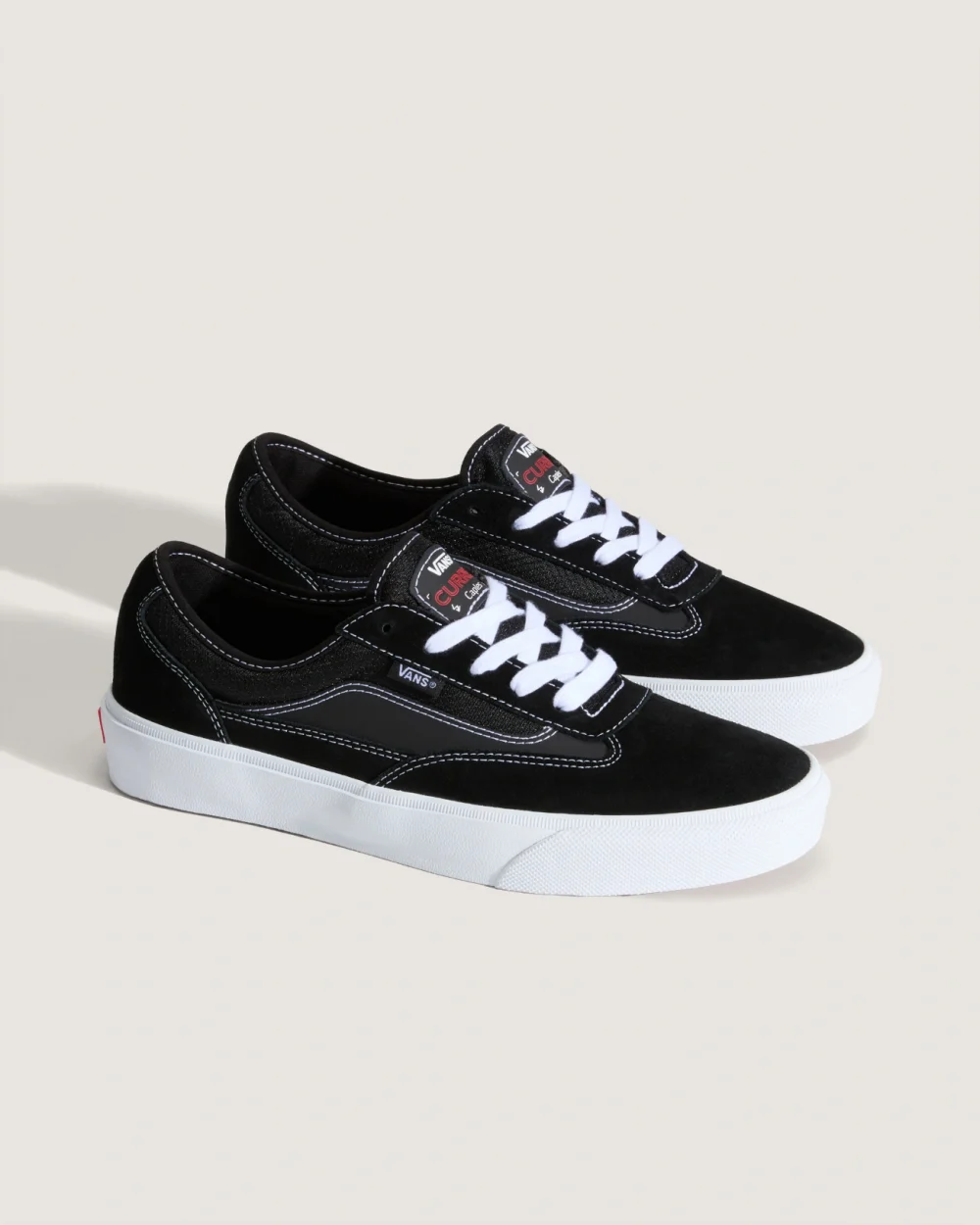 VANS - נעלי סקייט Skate Curren Caples – V00D85BZW – gum-black-white – 1