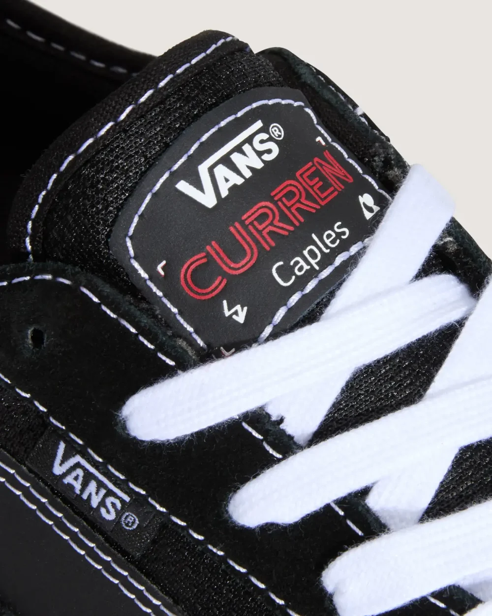 VANS - נעלי סקייט Skate Curren Caples – V00D85BZW – gum-black-white – 7