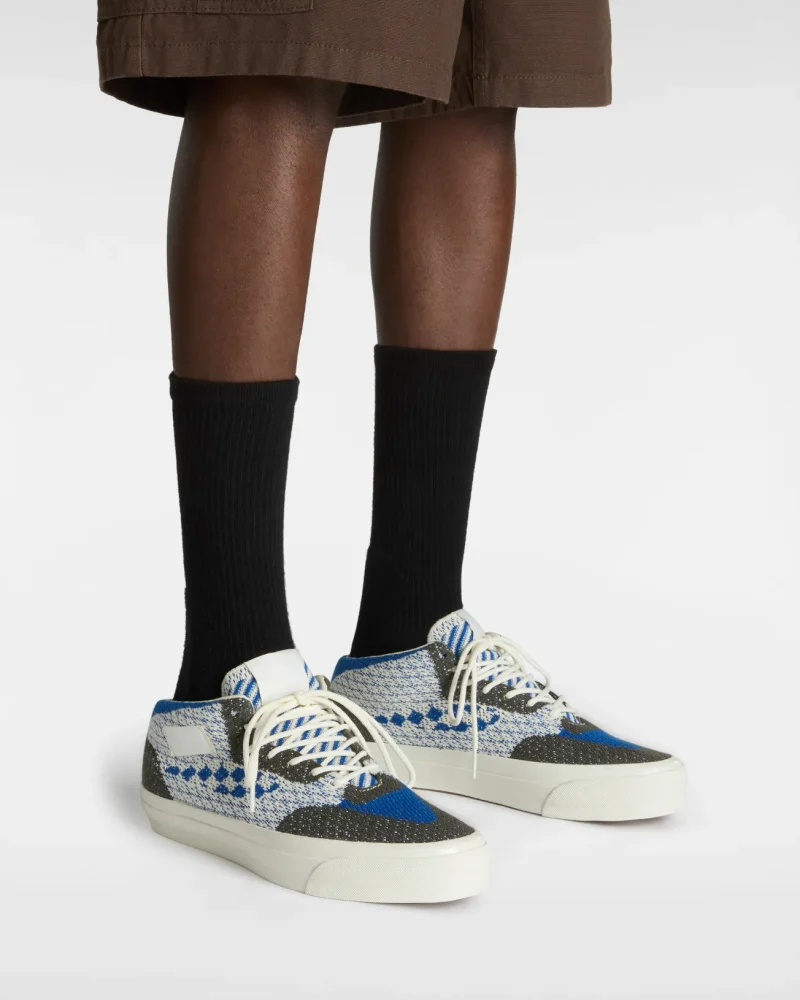 VANS - נעלי סניקרס Lx Half Cab 33 Ek – V00D8FE9U – grape-leaf-snorkel-blue – 4