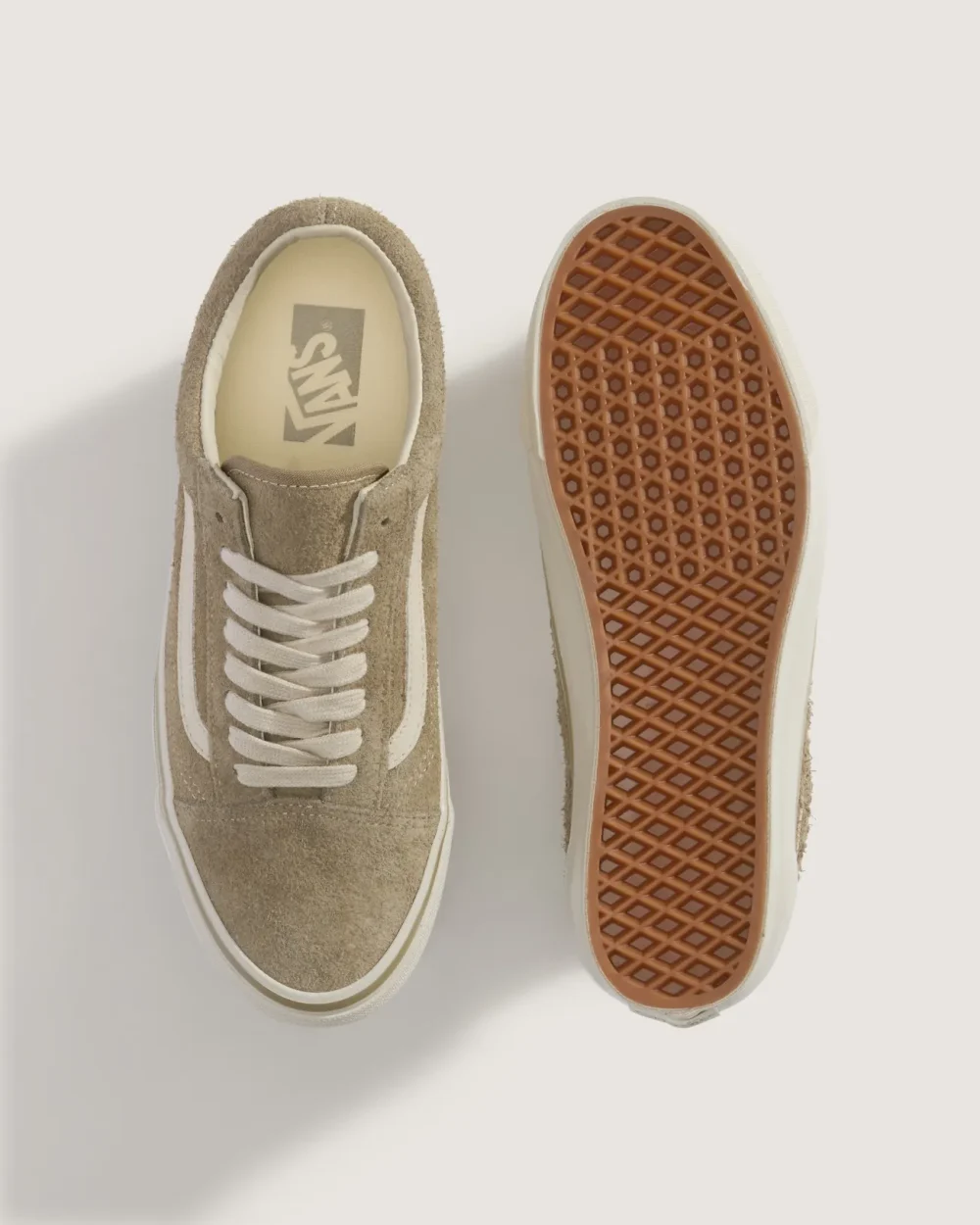 VANS - נעלי סניקרס Lx Old Skool – V00D9JEMF – shag-suede-bay-leaf – 2