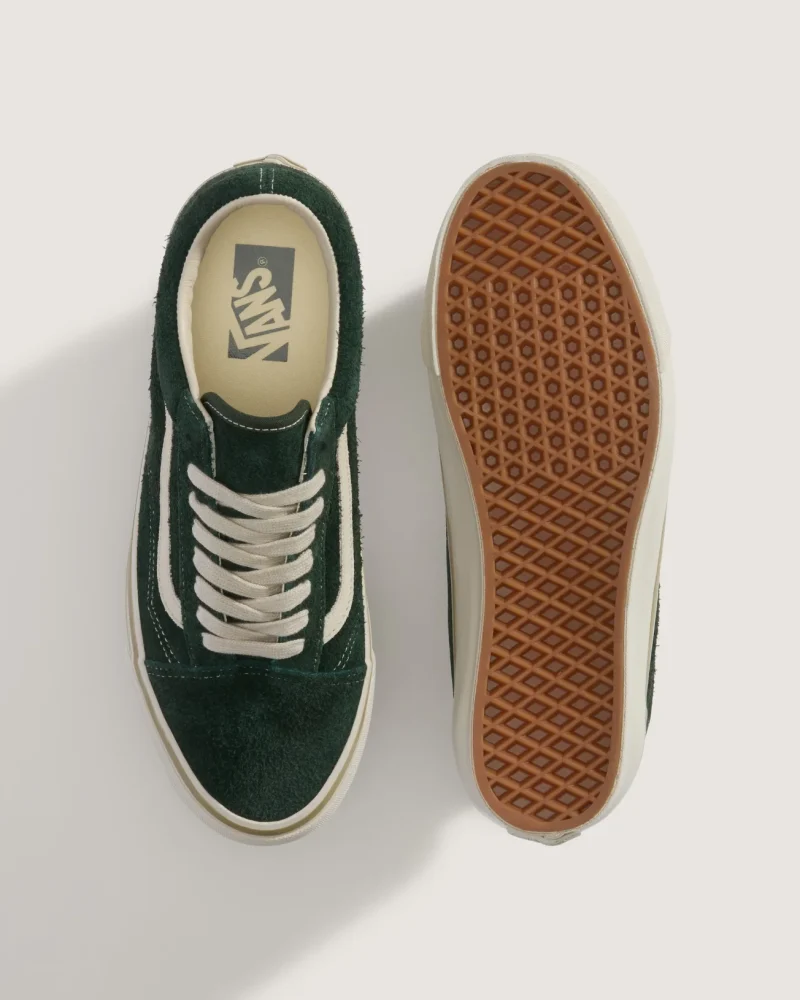 VANS - נעלי סניקרס Lx Old Skool – V00D9JKEL – shag-suede-kelp – 2