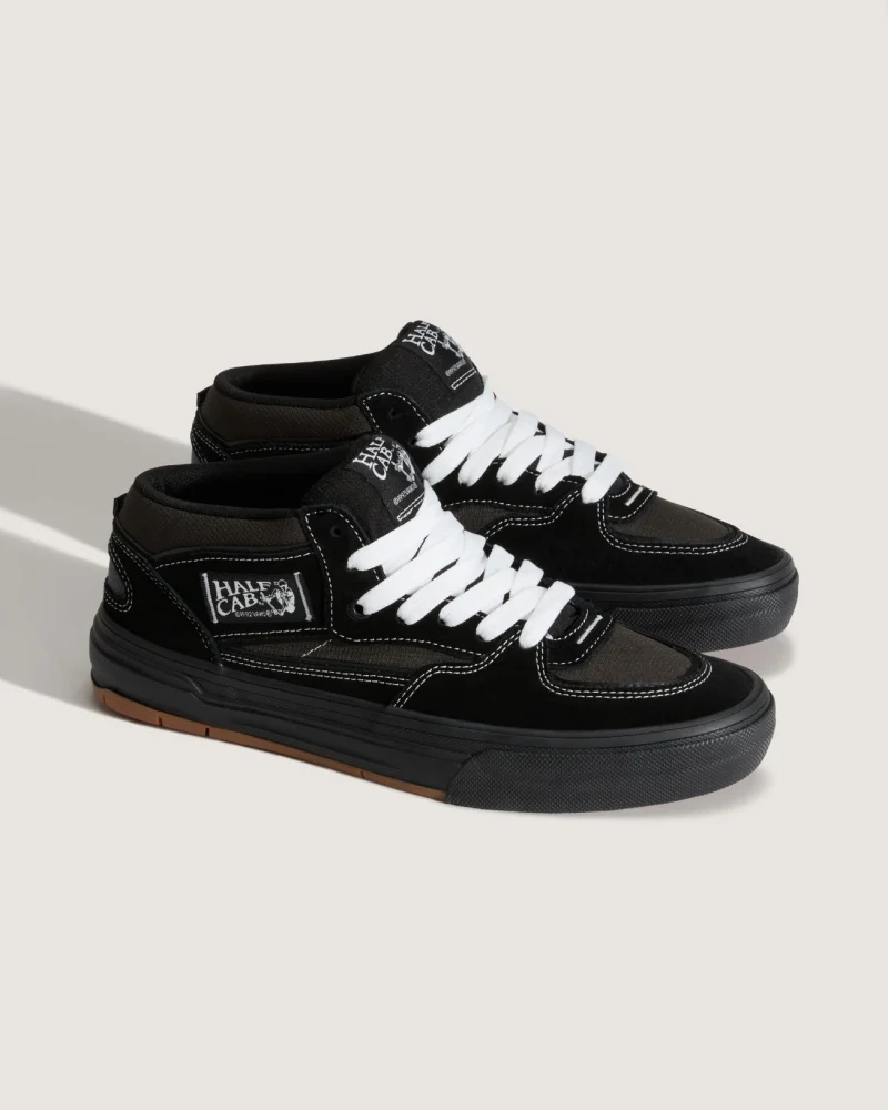 VANS - נעלי סקייט Skate Half Cab Wafflecup – V00D9ZKOU – black-asphalt – 1