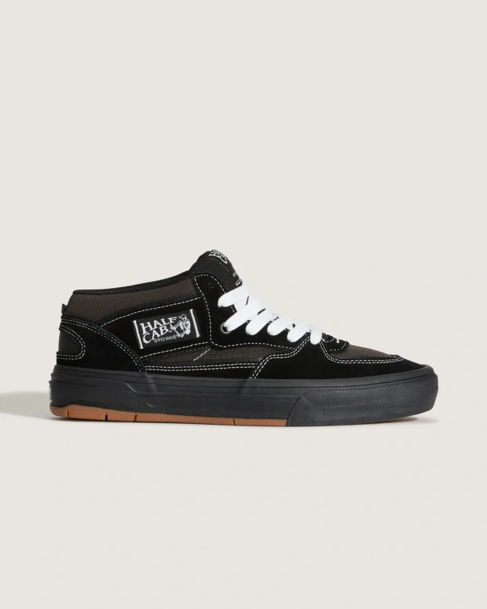 VANS - נעלי סקייט Skate Half Cab Wafflecup – V00D9ZKOU – black-asphalt – 4