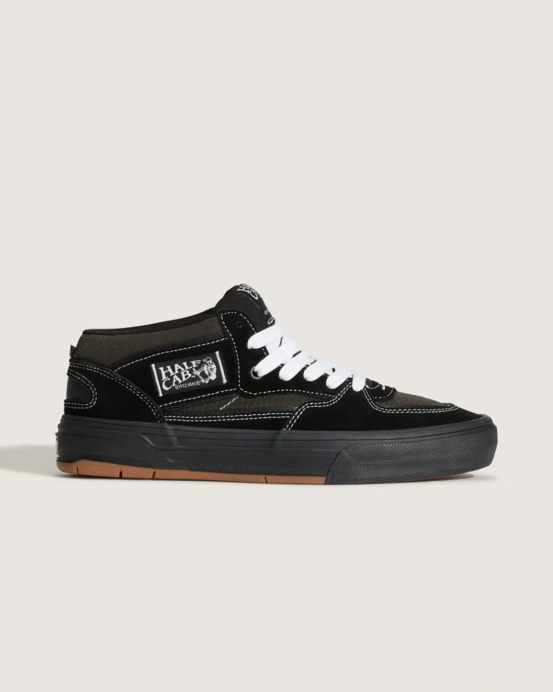 VANS - נעלי סקייט Skate Half Cab Wafflecup – V00D9ZKOU – black-asphalt – 4