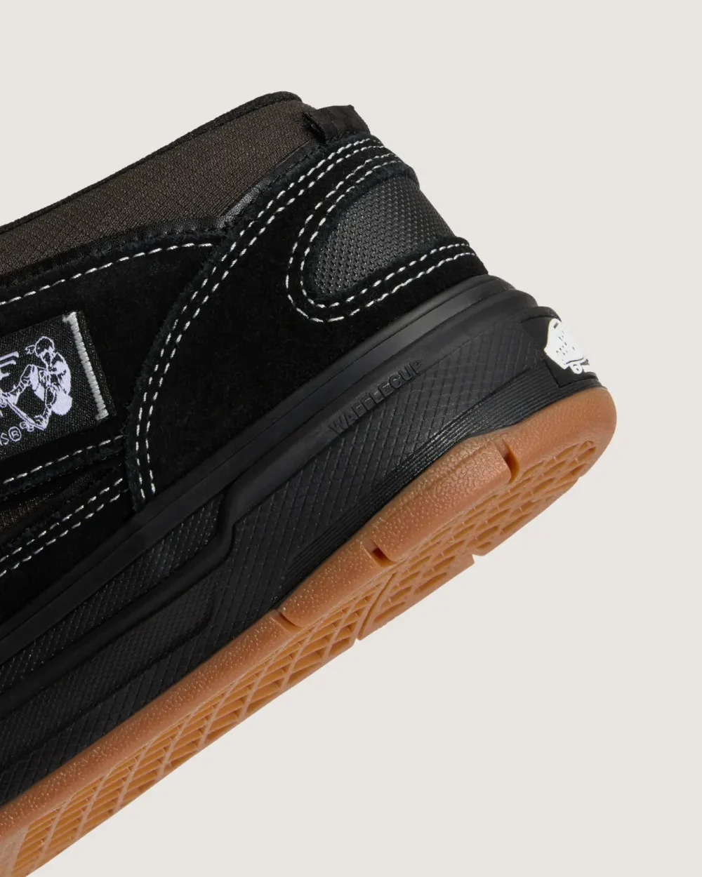 VANS - נעלי סקייט Skate Half Cab Wafflecup – V00D9ZKOU – black-asphalt – 7