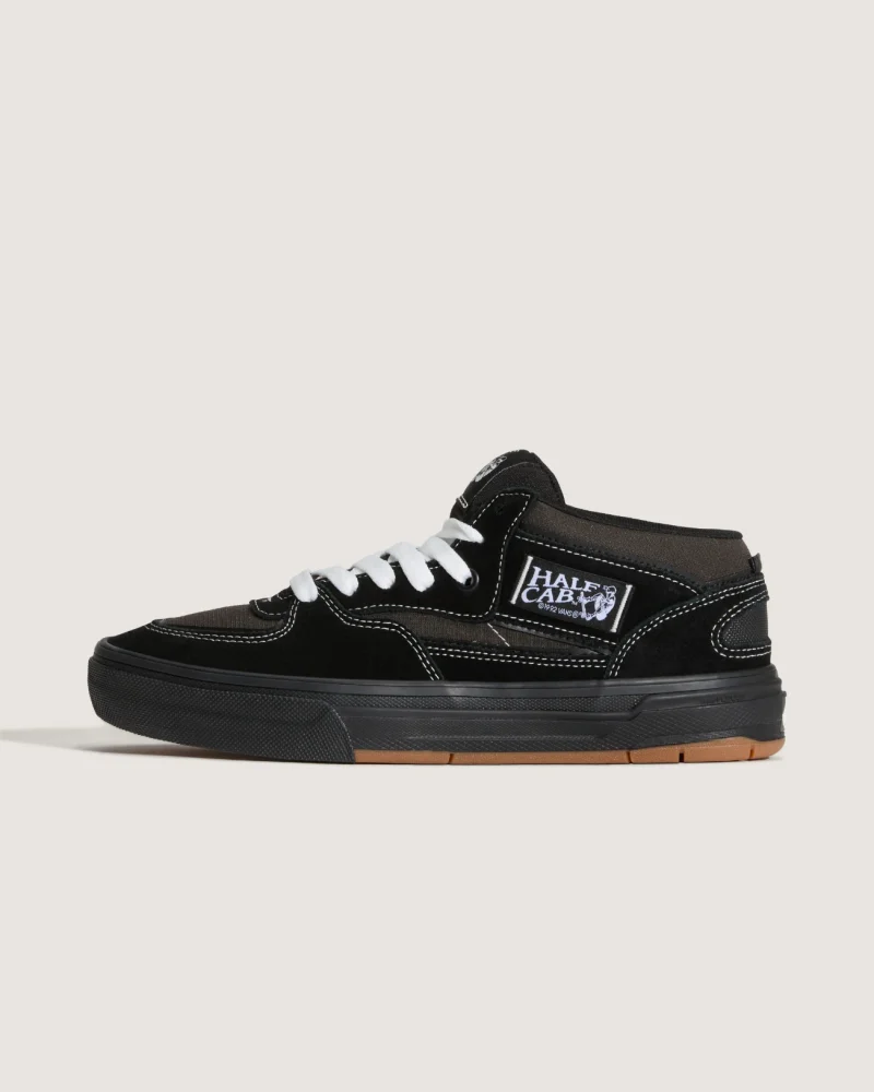 VANS - נעלי סקייט Skate Half Cab Wafflecup – V00D9ZKOU – black-asphalt – 1