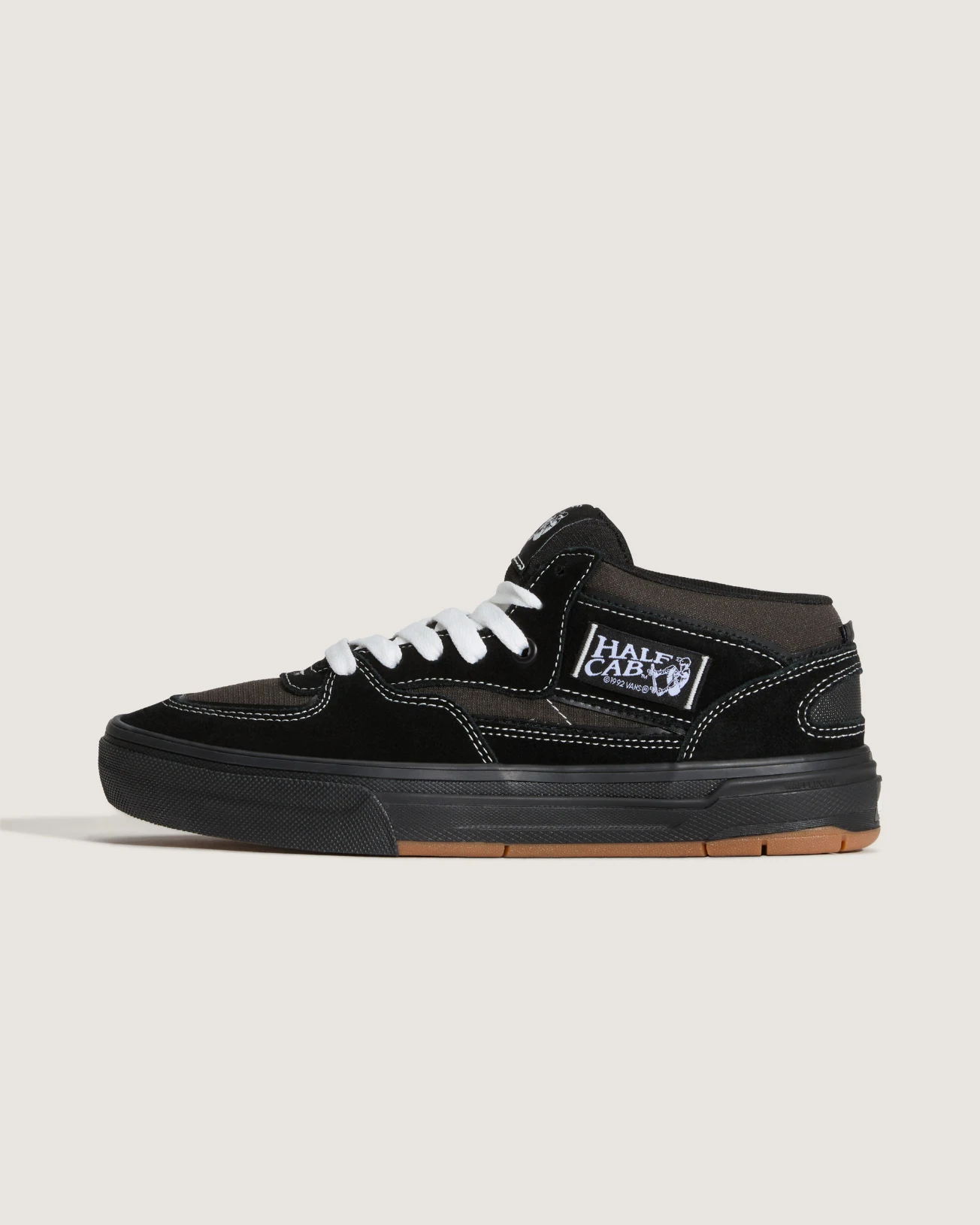 VANS - נעלי סקייט Skate Half Cab Wafflecup – V00D9ZKOU – black-asphalt – 1