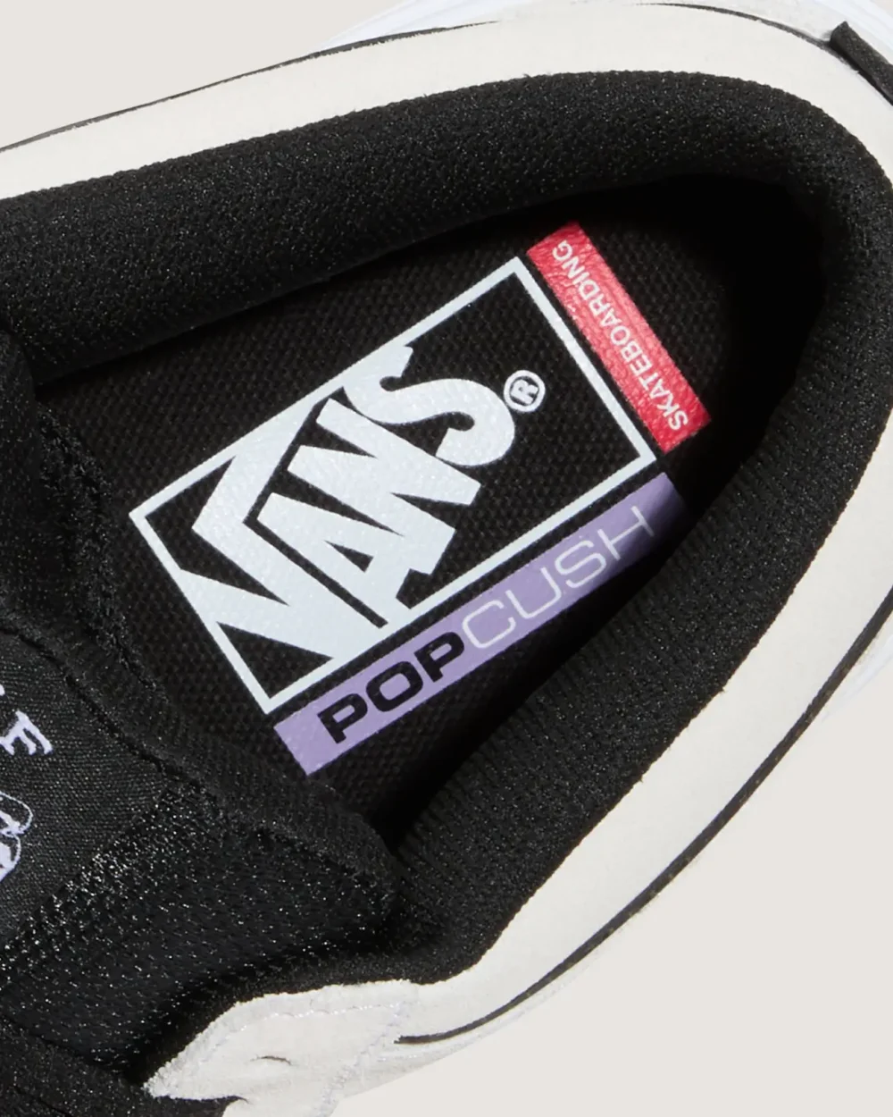 VANS - נעלי סקייט Skate Half Cab Wafflecup – V00D9ZYB2 – white-black – 5