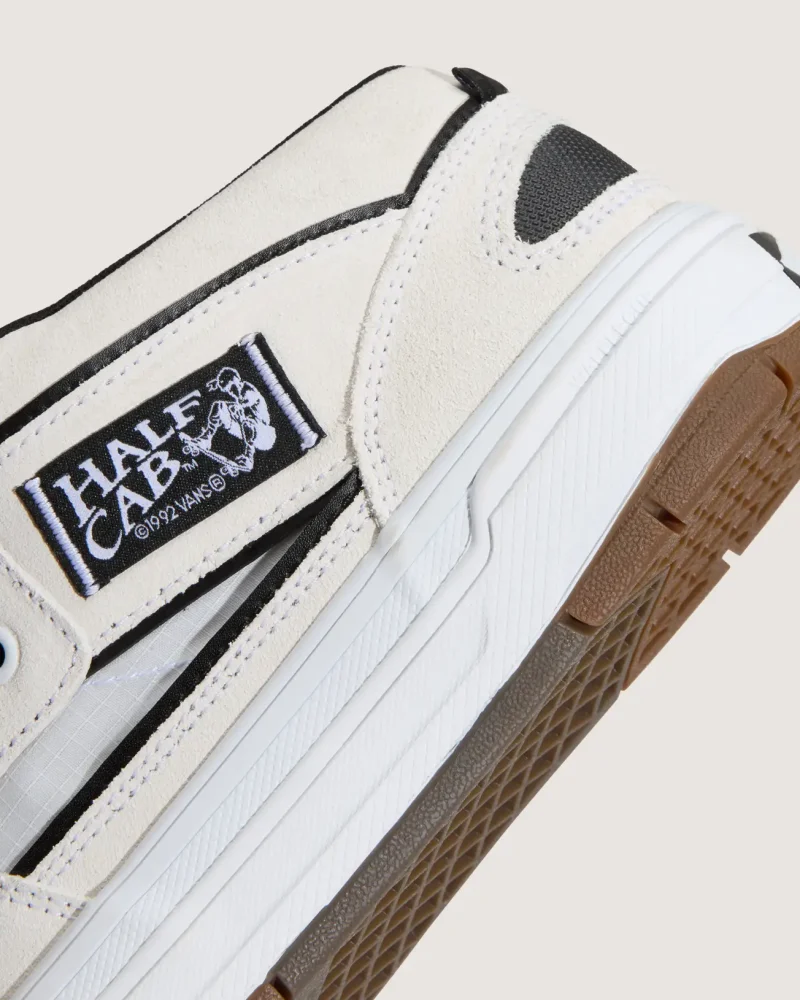 VANS - נעלי סקייט Skate Half Cab Wafflecup – V00D9ZYB2 – white-black – 7