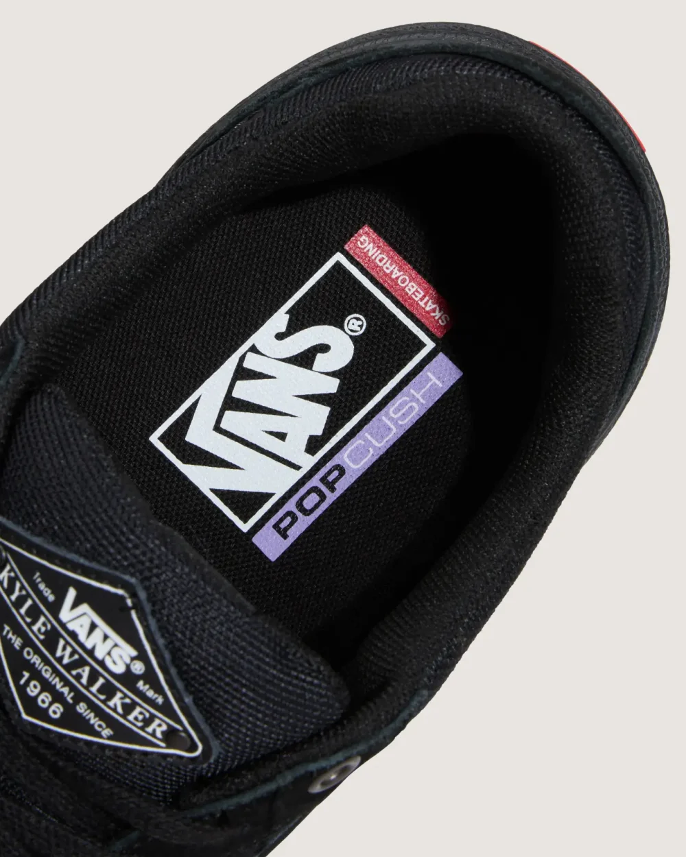 VANS - נעלי סקייט Skate Kyle Walker Wafflecup – V00DA41OJ – blackout – 5