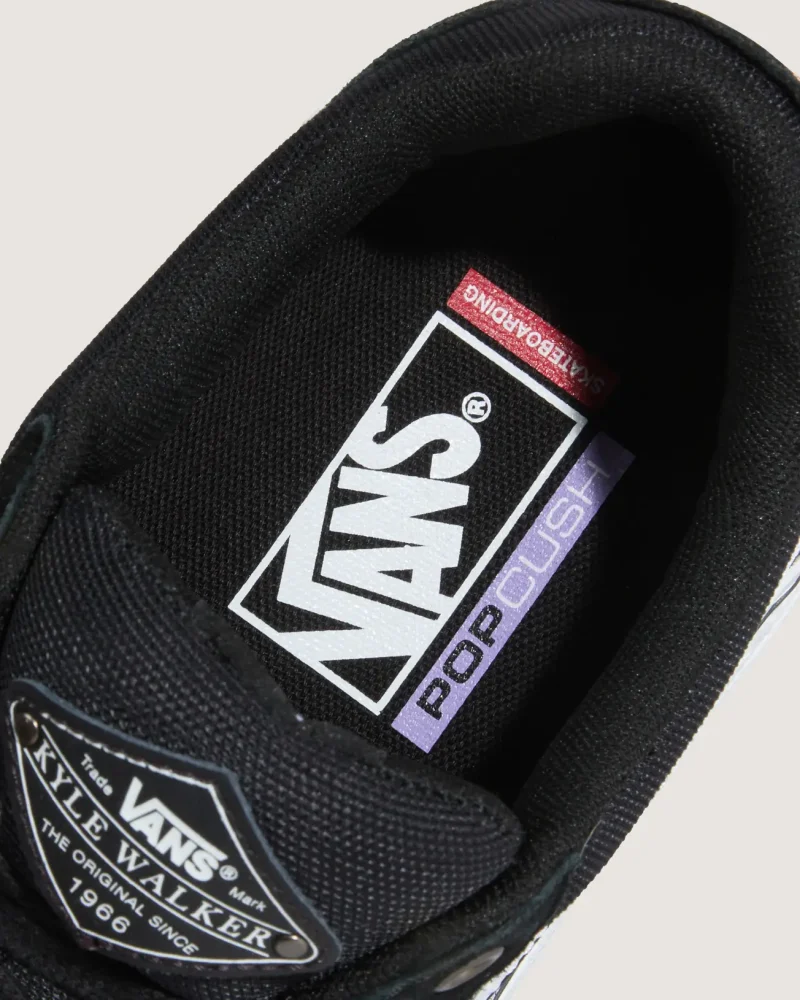 VANS - נעלי סקייט Skate Kyle Walker Wafflecup – V00DA4MCG – black-white – 5