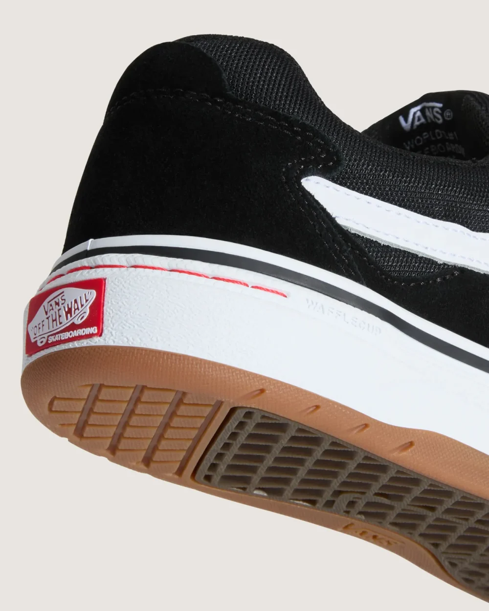 VANS - נעלי סקייט Skate Kyle Walker Wafflecup – V00DA4MCG – black-white – 7