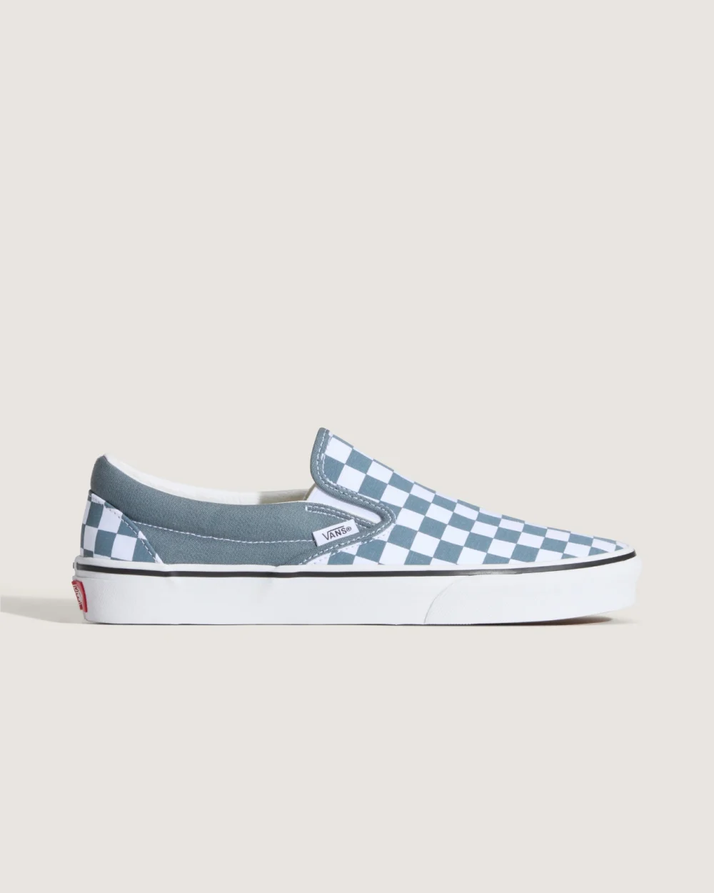 VANS - נעלי סניקרס Classic Slip-On – V00DAHRV2 – color-theory-checkerboard-stormy-weather – 4