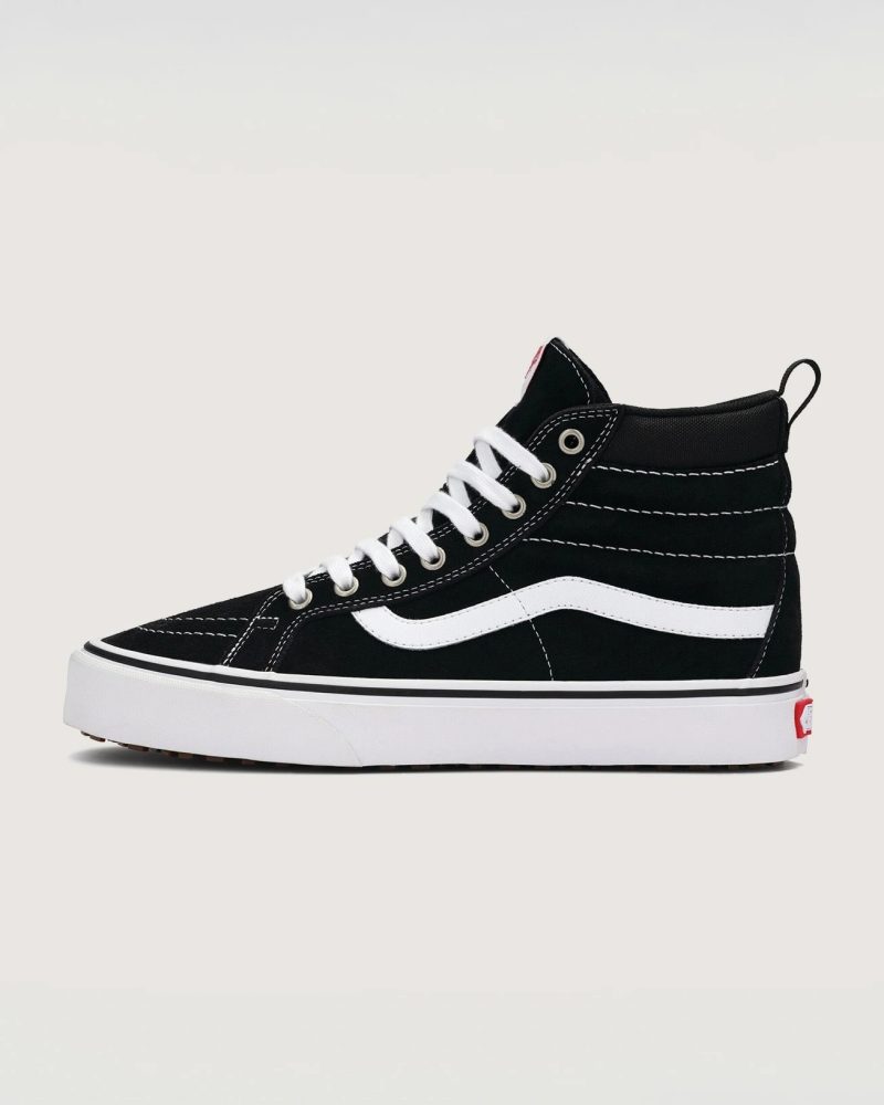 VANS - נעלי סניקרס Mte Sk8-Hi Insulated – V00EB4BA2 – black-white – 1