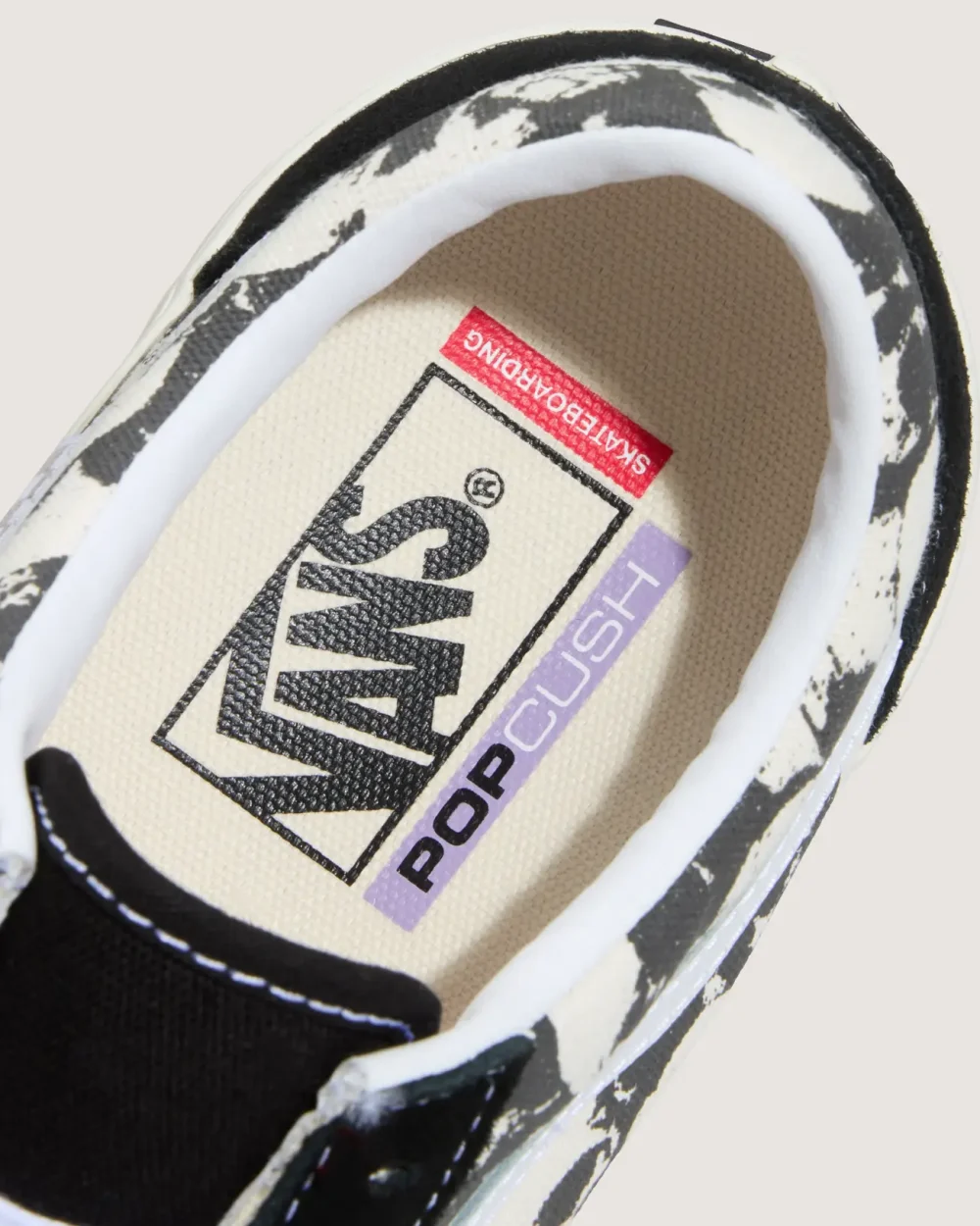 VANS - נעלי סקייט Skate Old Skool – V00EDN9X1 – skull-pile-black-white-gum – 5