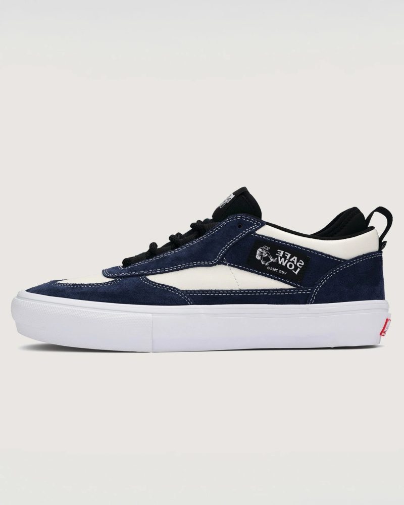 VANS - נעלי סקייט Skate Safe Low – V00EEHFRP – navy-marshmallow – 1