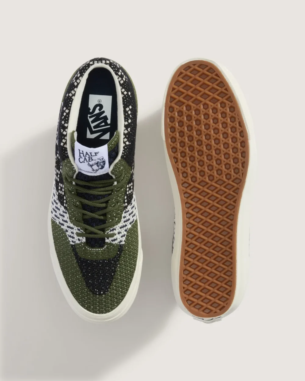 VANS - נעלי סניקרס Lx Half Cab 33 Ek – V00EFMEN6 – pine-forest – 2
