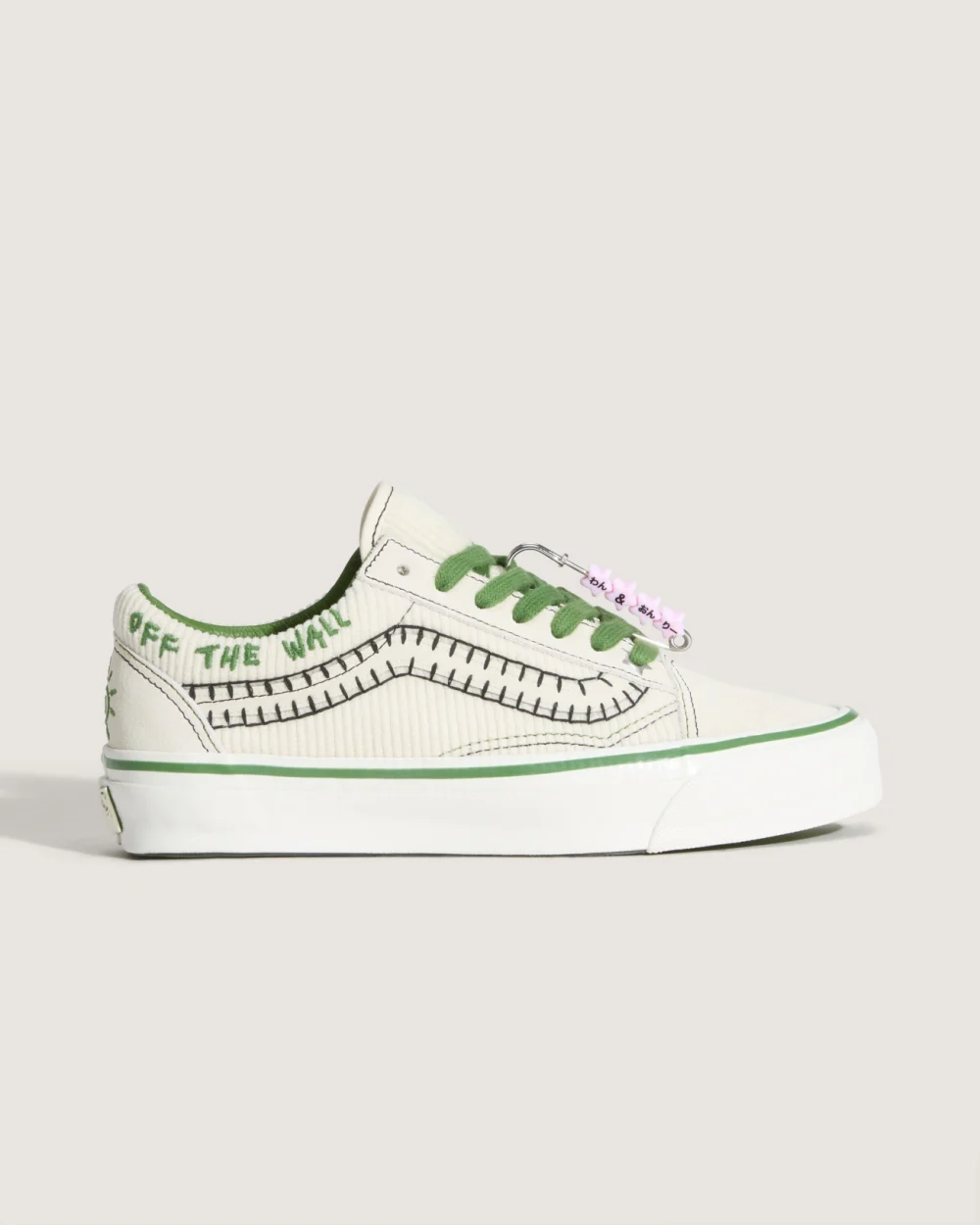 VANS - נעלי סניקרס Lx Old Skool Charms – V00EGYCRM – cream – 4