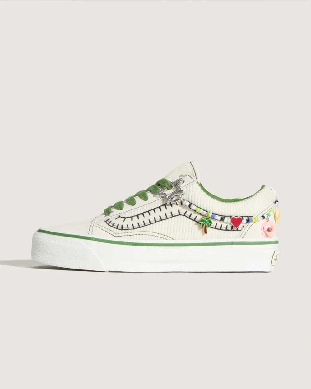 VANS - נעלי סניקרס Lx Old Skool Charms – V00EGYCRM – cream – 1