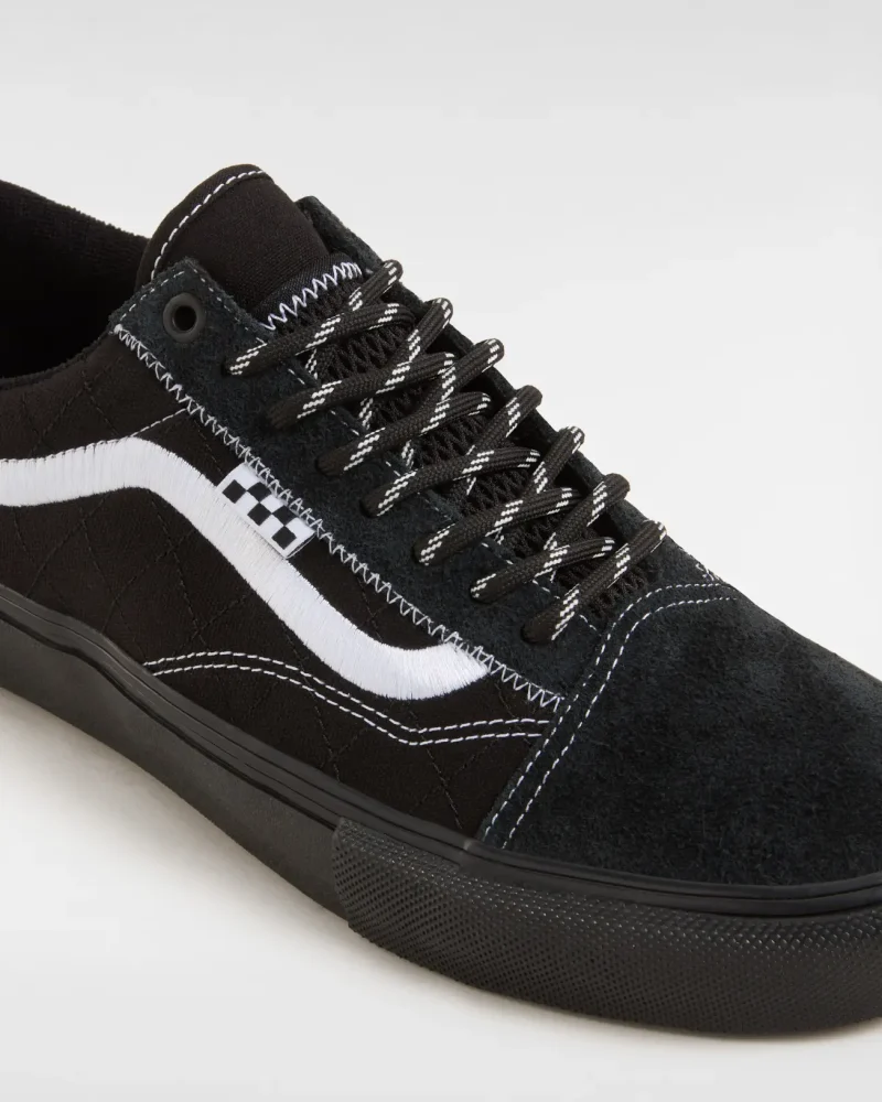 VANS - נעלי סקייט Skate Old Skool – V00EKUBKA – black-black – 3
