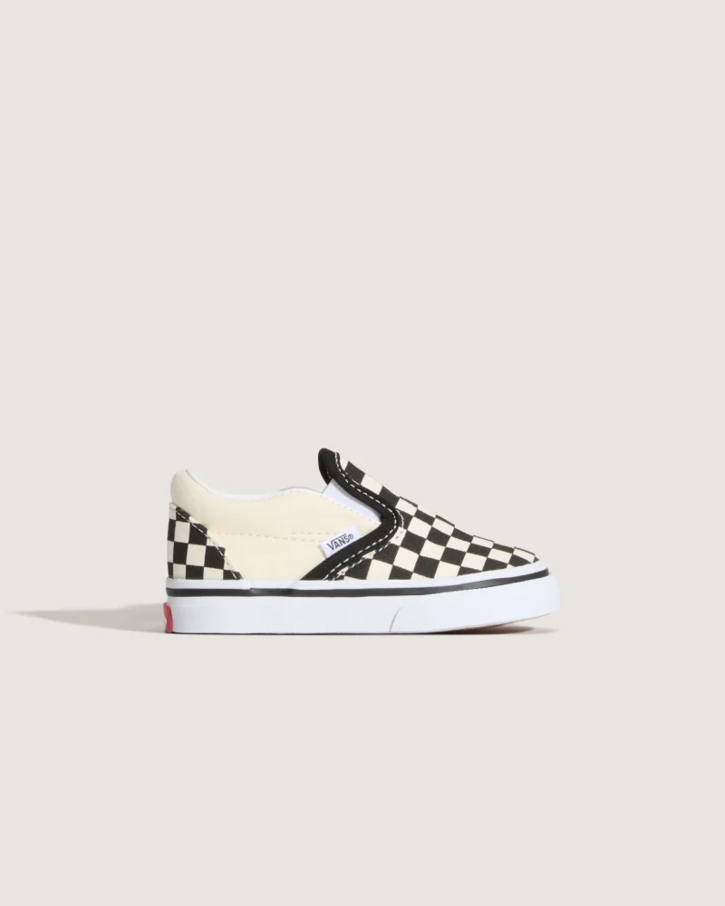 VANS - נעלי תינוקות Slip-On – VEX8BWW – blkwhtchckerboard-wht – 4