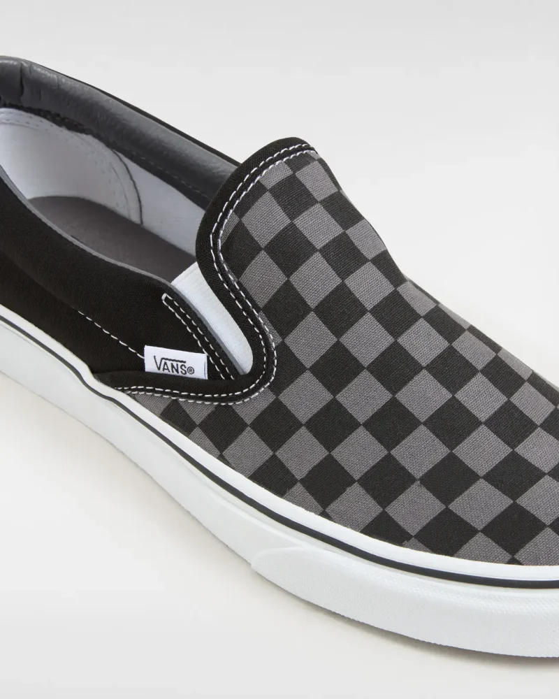 VANS - נעלי סניקרס Checkerboard Classic Slip-On – VEYEBPJ – black-pewter-checkerboard – 3