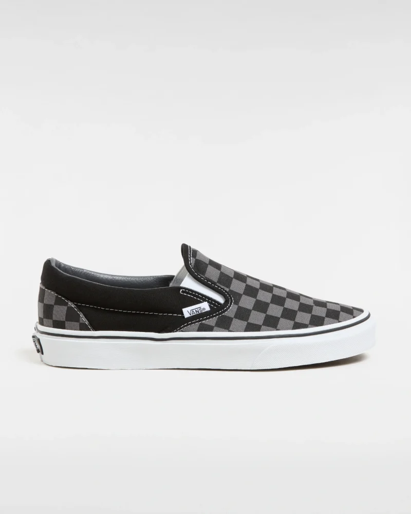 VANS - נעלי סניקרס Checkerboard Classic Slip-On – VEYEBPJ – black-pewter-checkerboard – 4