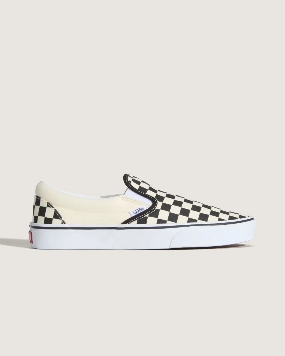 VANS - נעלי סניקרס Checkerboard Classic Slip-On – VEYEBWW – blkwhtchckerboard-wht – 4