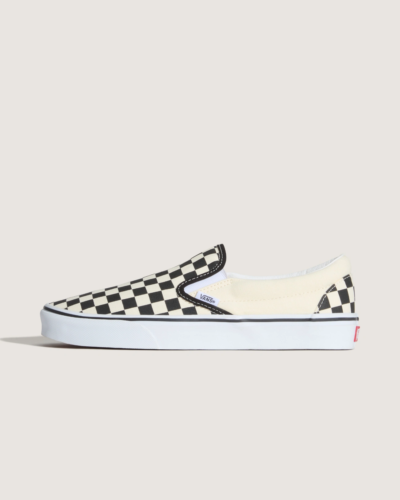 VANS - נעלי סניקרס Checkerboard Classic Slip-On – VEYEBWW – blkwhtchckerboard-wht – 1