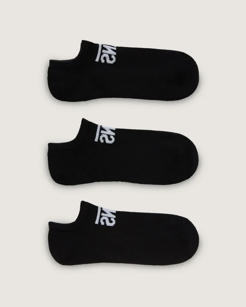 VANS - מארז 3 גרביים Classic Kick – V00F0ZBLK – black – 1