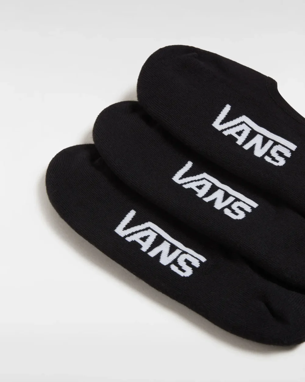 VANS - מארז 3 גרביים Classic No Show – V00F10BLK – black – 2