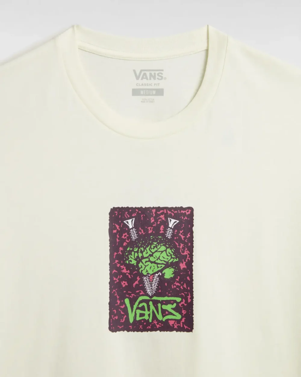 VANS - טי שירט Thinkv – V00G4JFS8 – marshmallow – 5