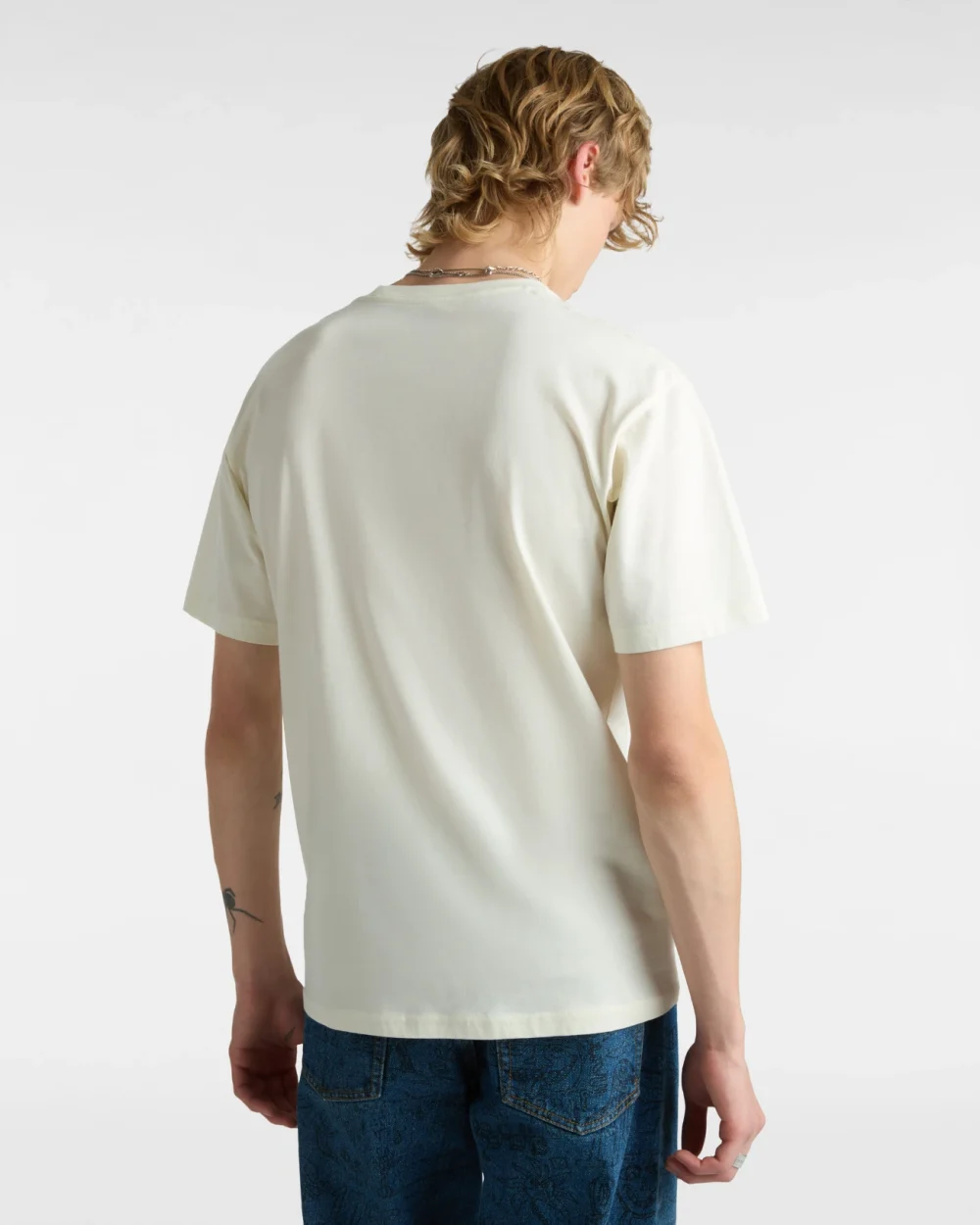 VANS - טי שירט Thinkv – V00G4JFS8 – marshmallow – 2