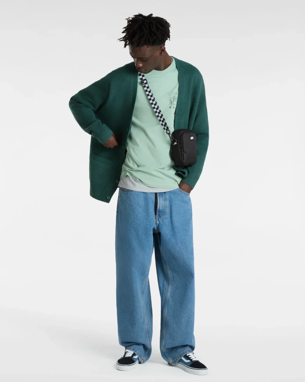 VANS - טי שירט Expand Visions – V00G4KCJL – iceberg-green – 1