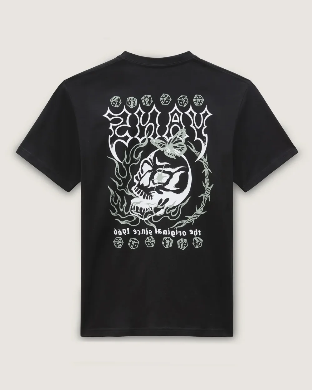 VANS - טי שירט Lucky Streak – V00G4MBLK – black – 4