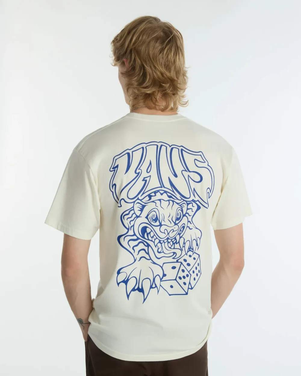 VANS - טי שירט Prowler – V00G4NFS8 – marshmallow – 1