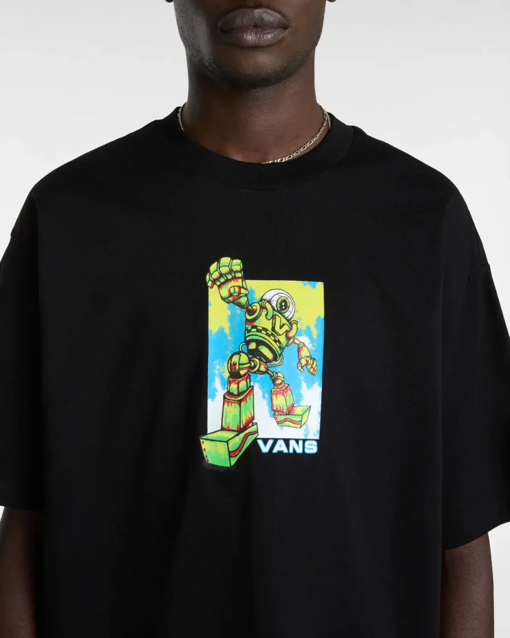 VANS - טי שירט Gadget – V00G4VBLK – black – 3