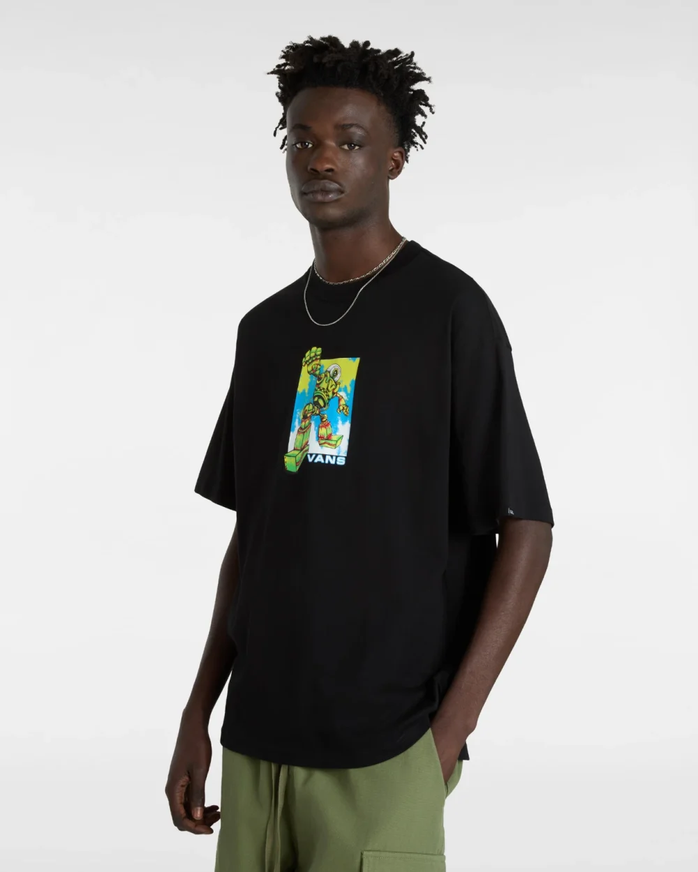 VANS - טי שירט Gadget – V00G4VBLK – black – 1