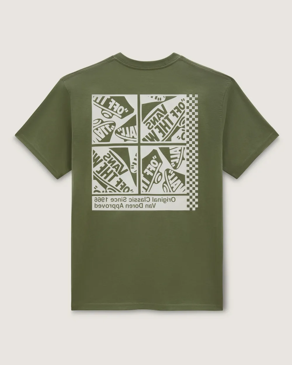 VANS - טי שירט Tech Box – V00G5NAMB – olivine – 1