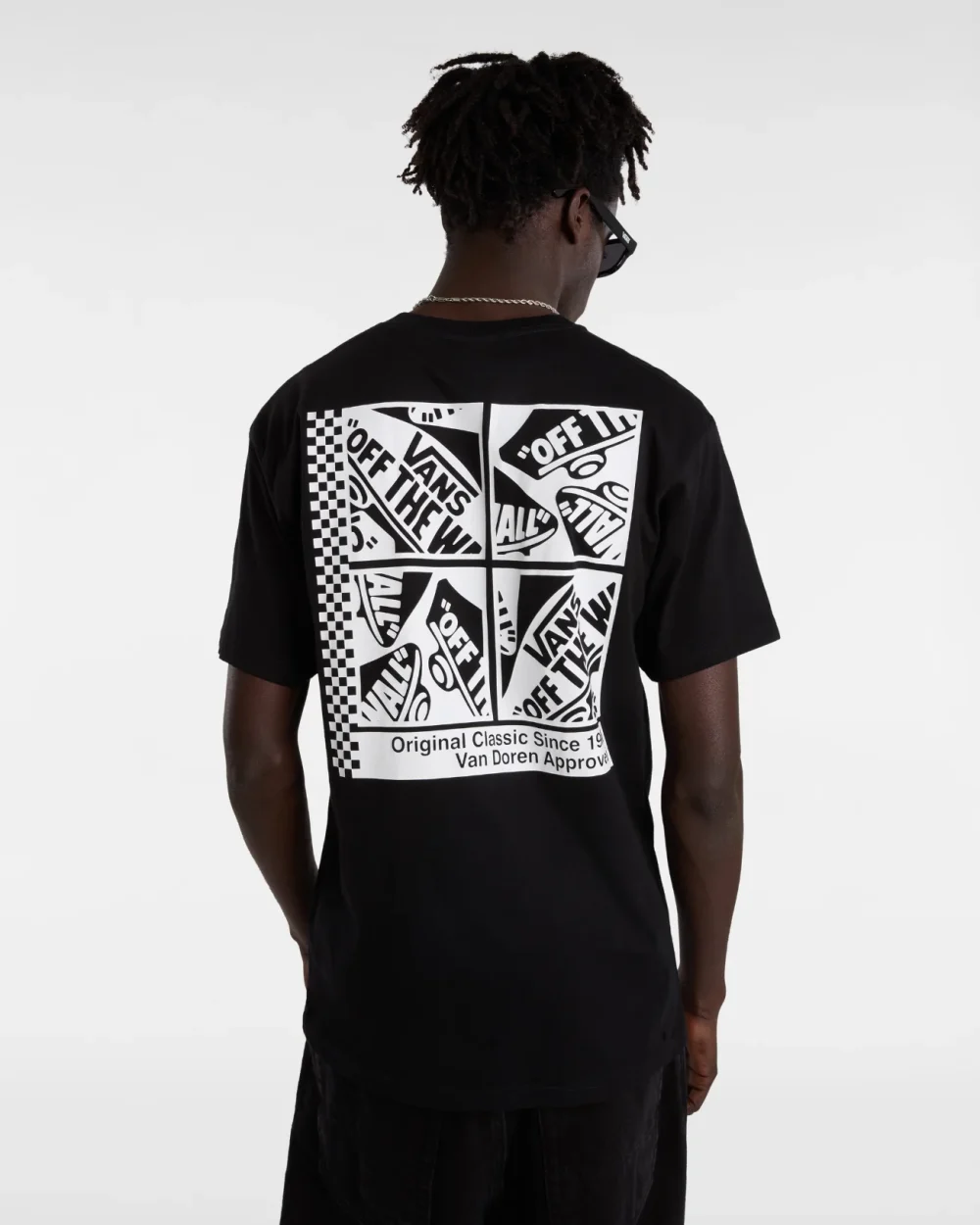 VANS - טי שירט Tech Box – V00G5NBLK – black – 2