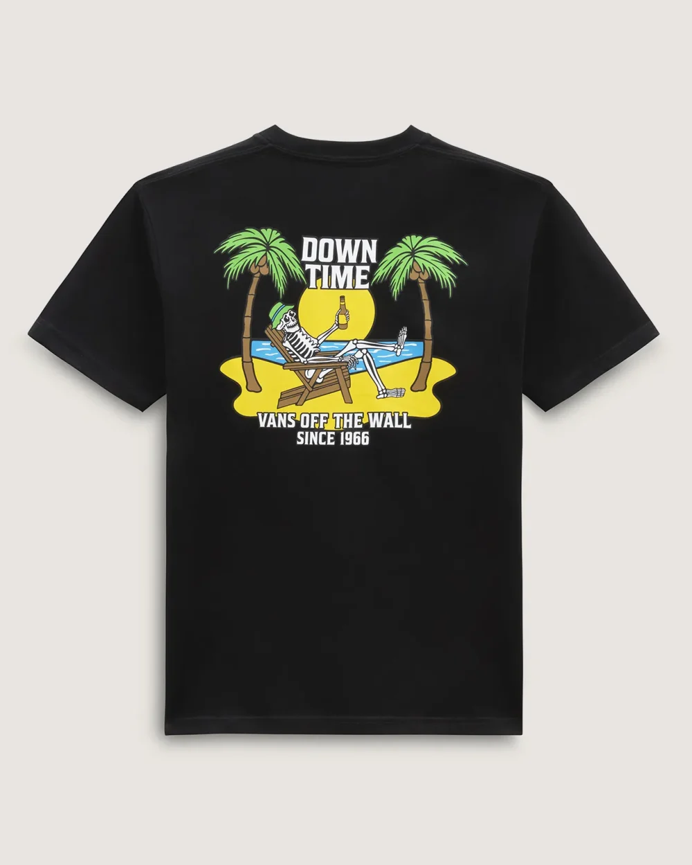 VANS - טי שירט Vans Down Time – V00G64BLK – black – 5