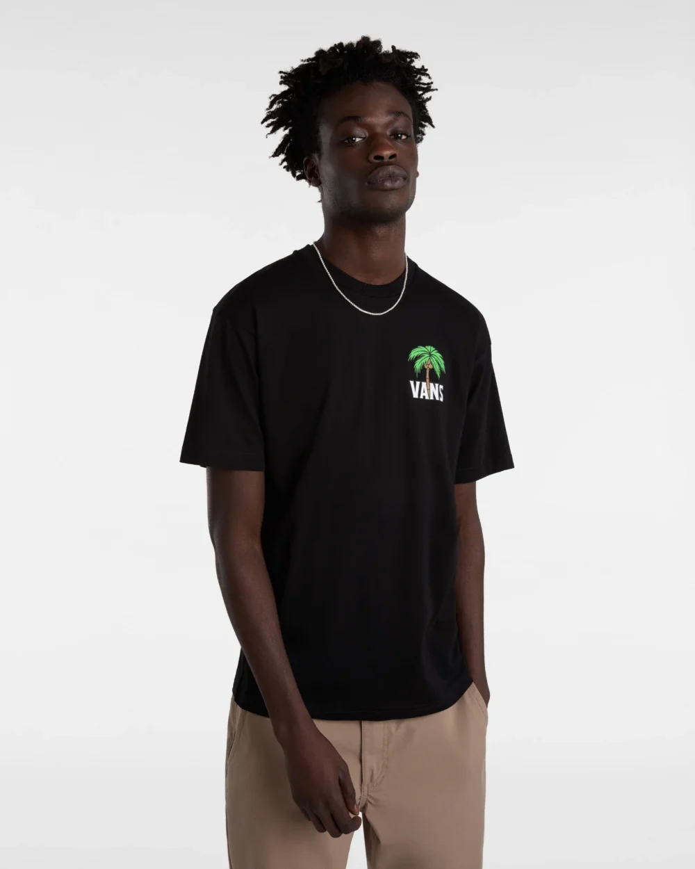 VANS - טי שירט Vans Down Time – V00G64BLK – black – 1