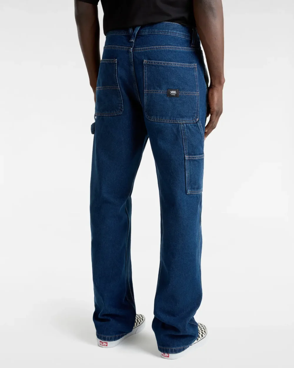 VANS - ג'ינס Drill Chore Relaxed Carpenter – V00G6EDDN – dark-denim – 3