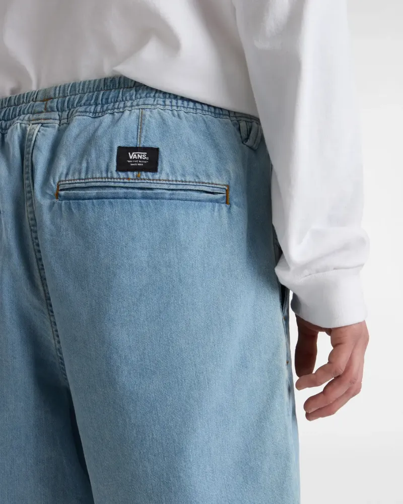 VANS - מכנסיים קצרים Range Denim Relaxed – V00G6UCDX – stonewash-blue – 4