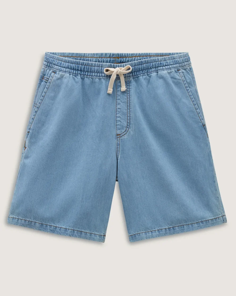 VANS - מכנסיים קצרים Range Denim Relaxed – V00G6UCDX – stonewash-blue – 5