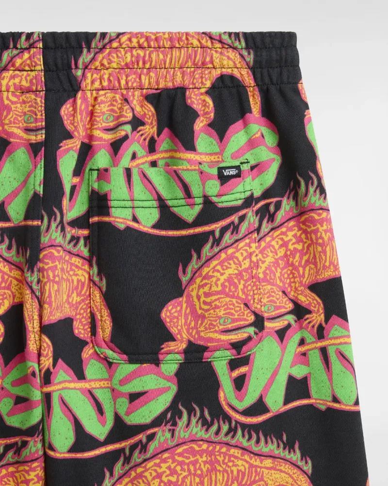 VANS - מכנסיים קצרים Chameleon Loose Fleece – V00G72BLK – black – 7