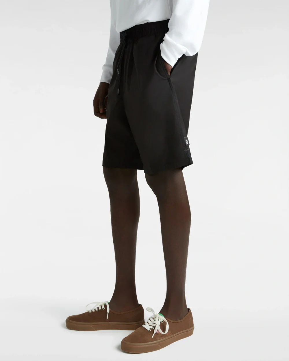 VANS - בגד ים Primary Solid Elastic – V00G75BLK – black – 1