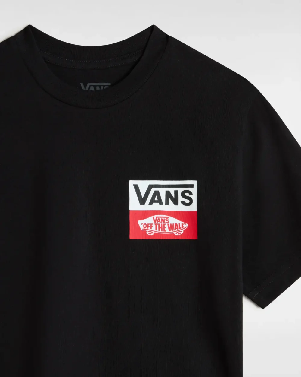 VANS - טי שירט נוער Og Logo – V00GDGBLK – black – 1