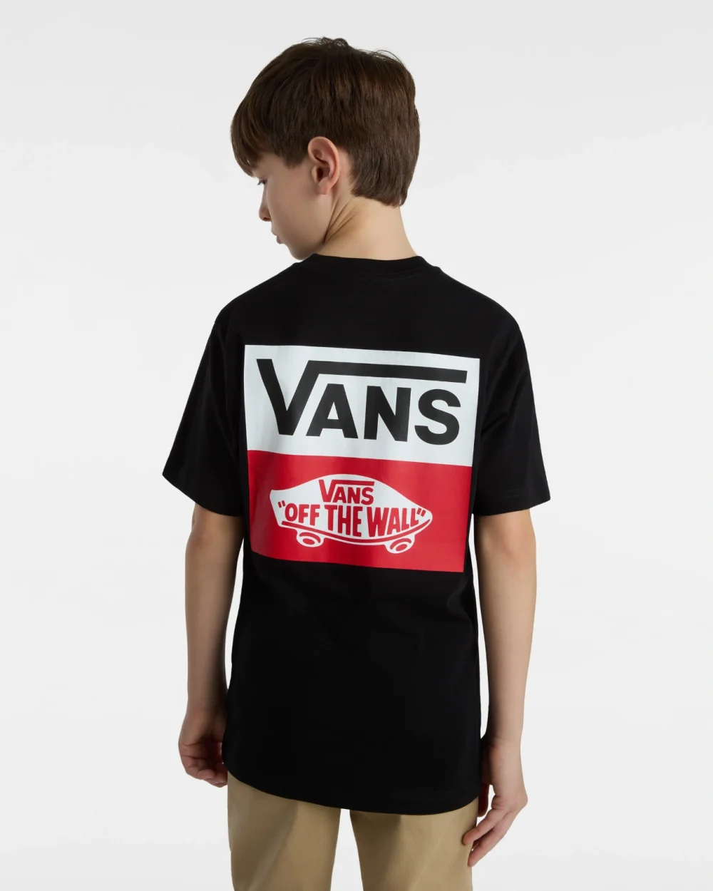 VANS - טי שירט נוער Og Logo – V00GDGBLK – black – 2